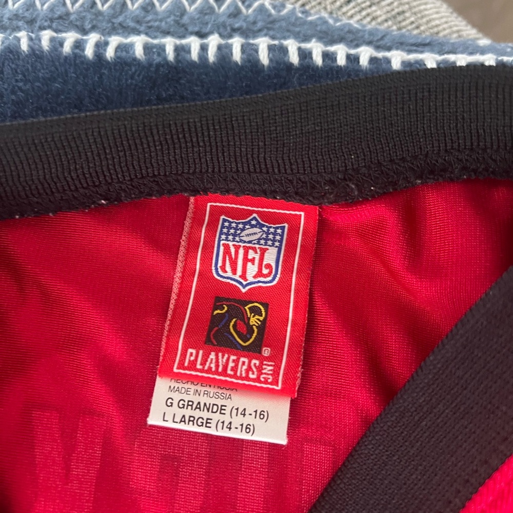 NFL Red and Black Jersey - Picture 3 of 11